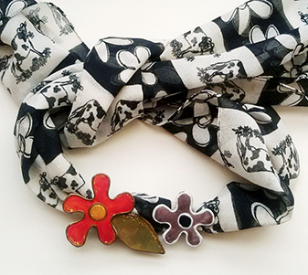 vedi dettaglio CDP58-FIORI per foulard effetto vetro